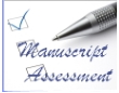 Professional manuscript assessment or evaluation